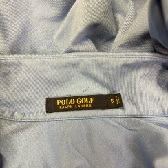 Polo Golf Ralph Lauren 1/4 Quarter Zip Performance Mock Neck Top Blue Women’s S - Picture 9 of 11